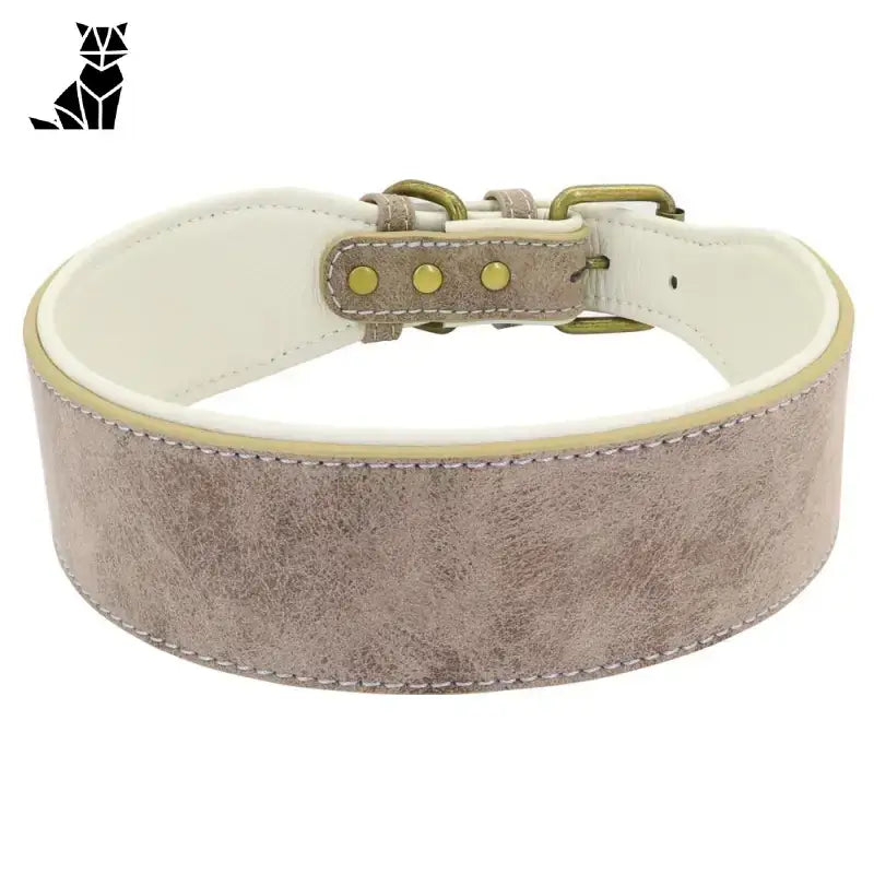 Collier Grands Et Moyens Chiens En Cuir