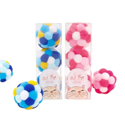 Lot de 3 balles pour chat Transparent Background