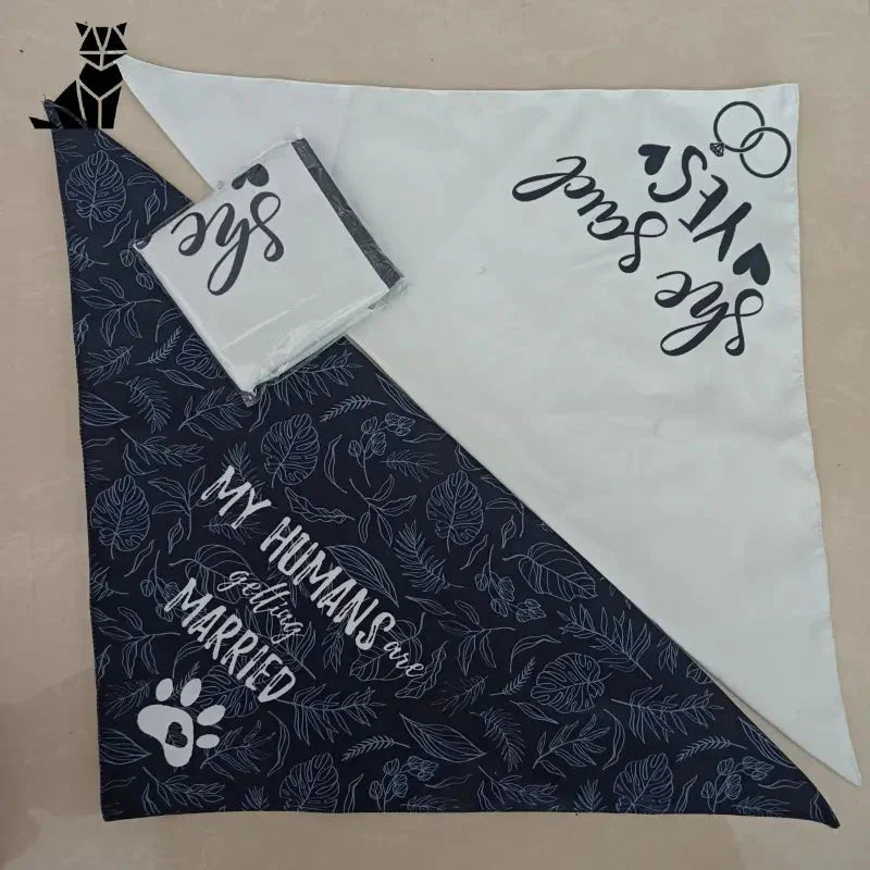 Bandana pour chien personnalisé au nom de votre animal pour les moments spéciaux