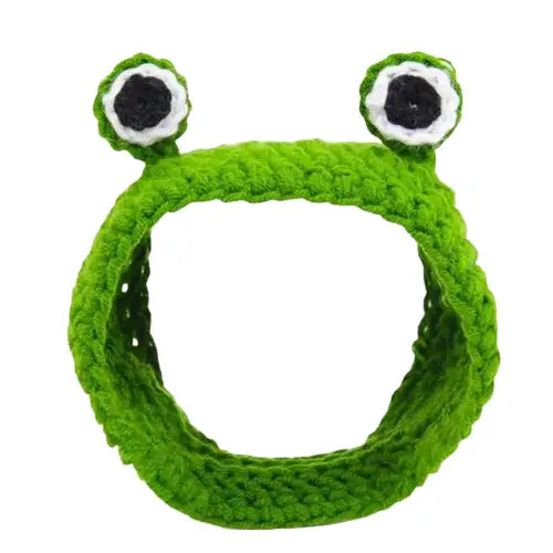 Bonnet pour Chat Tricot Petit Monstre Transparent Background