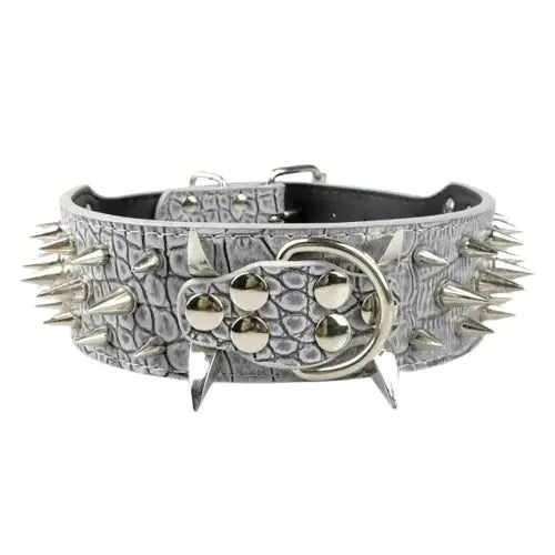 Collier Chien Clouté Ajustable Ultra Confortable