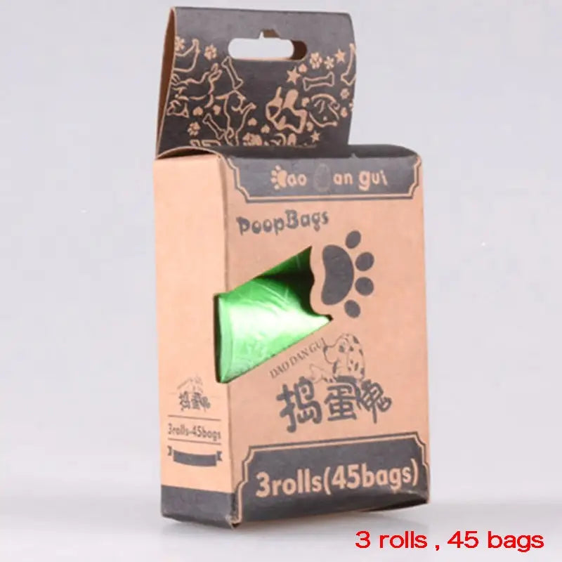 Boîte en carton avec lumière LED verte pour distributeur de sacs à crottes - parfait pour les promenades nocturnes