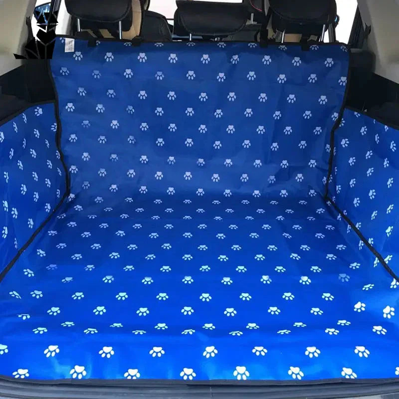 Housse de siège pour chien en tissu Oxford à motif bleu pour une protection optimale du siège