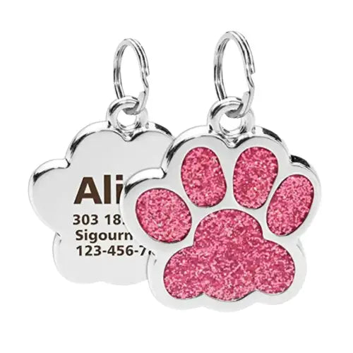 Médaille Personnalisable Pour Collier Chat Et Chien Transparent Background
