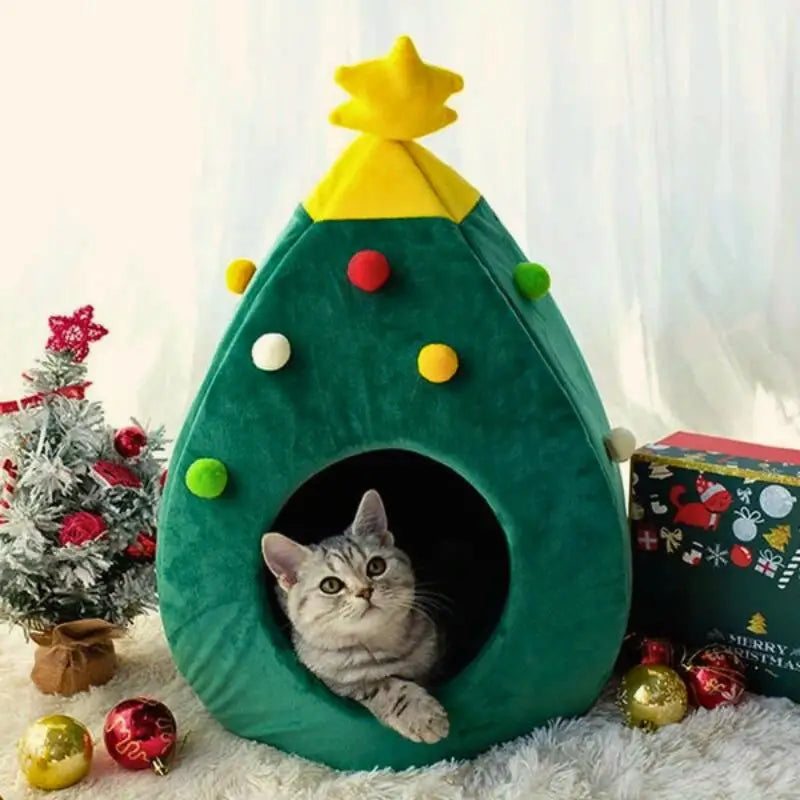 Niche de noël pour chat | Chapin™