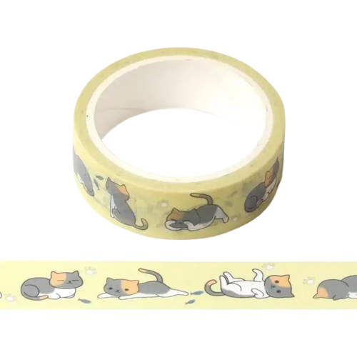 Rouleau De Scotch Chat Kawaii Pour Vos Projets Créatifs Transparent Background