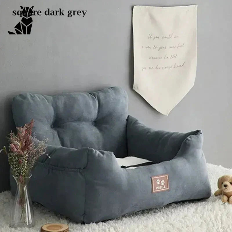 Lit pour chien et ours en peluche dans un sac de transport universel avec sécurité intégrée pour les animaux