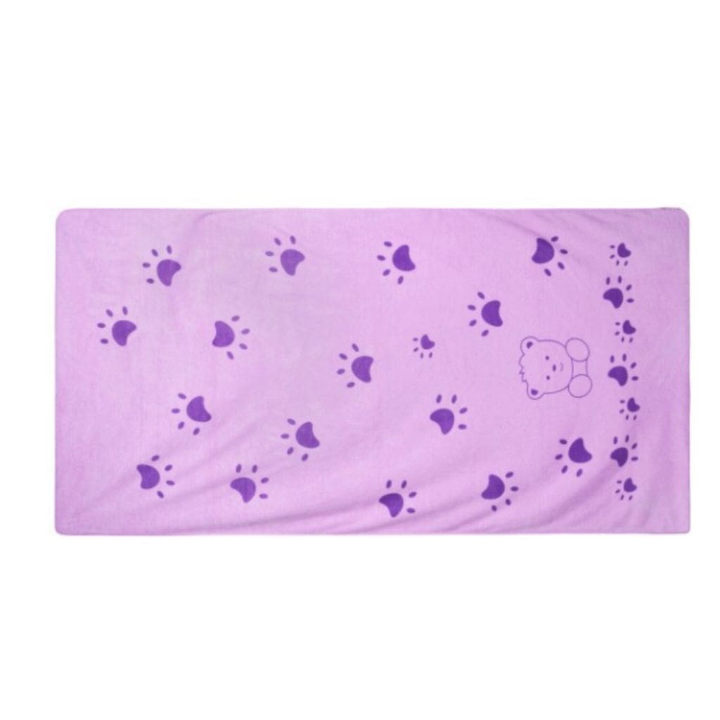 Serviette de bain en super fibre pour chien