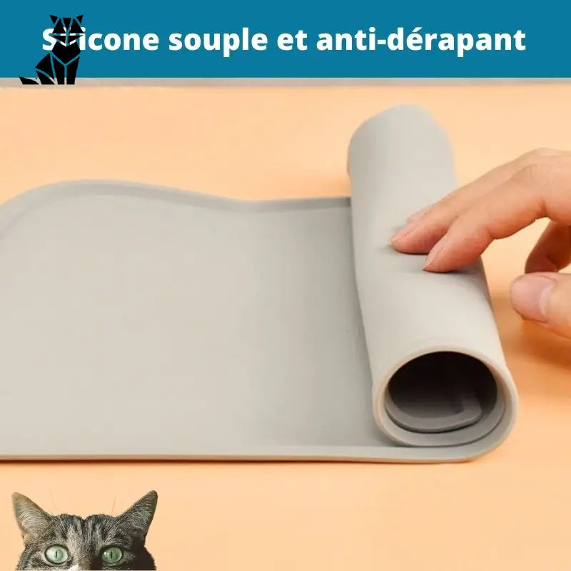 Tapis gamelle chat | FoodTaps™