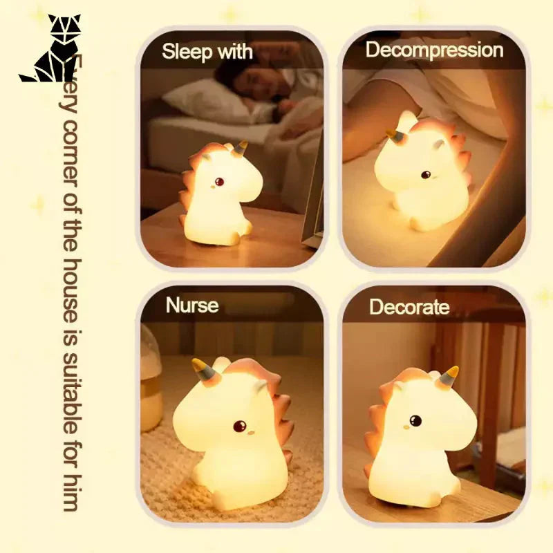 Veilleuse LED en forme de poulet de ’Cute LED Night Light for Soft Light’ (Veilleuse LED mignonne pour une lumière douce)